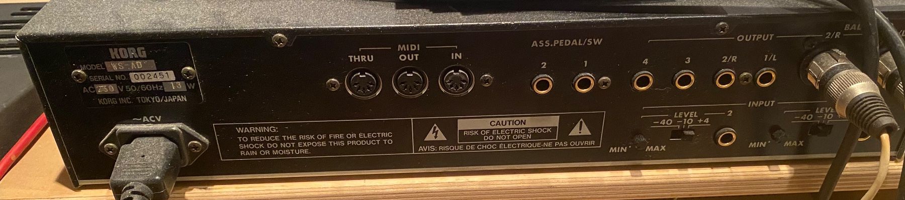 Korg Instruments de musique: Korg Wavestation A/D – D'occasion à Kollbrunn par Roman2995 1