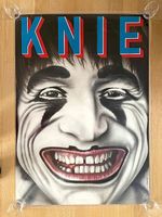 Original Plakat Circus Knie Dimitri, 90x128cm, 1979