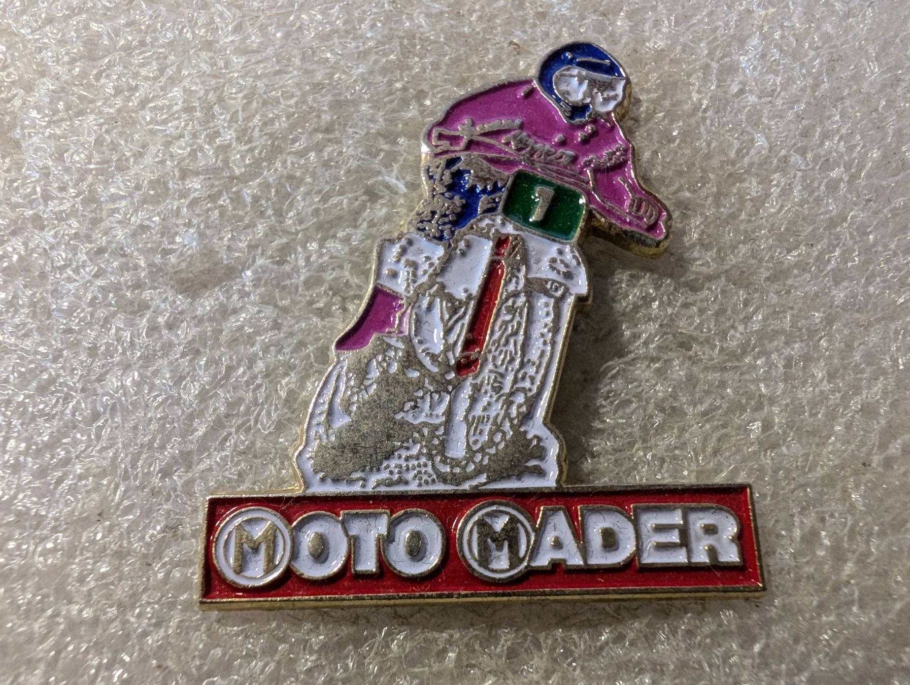 Placchette & Badge: Ansteckpin 149: Moto Mader – Usato da Oppligen venduto da Pin-Fall-Shop