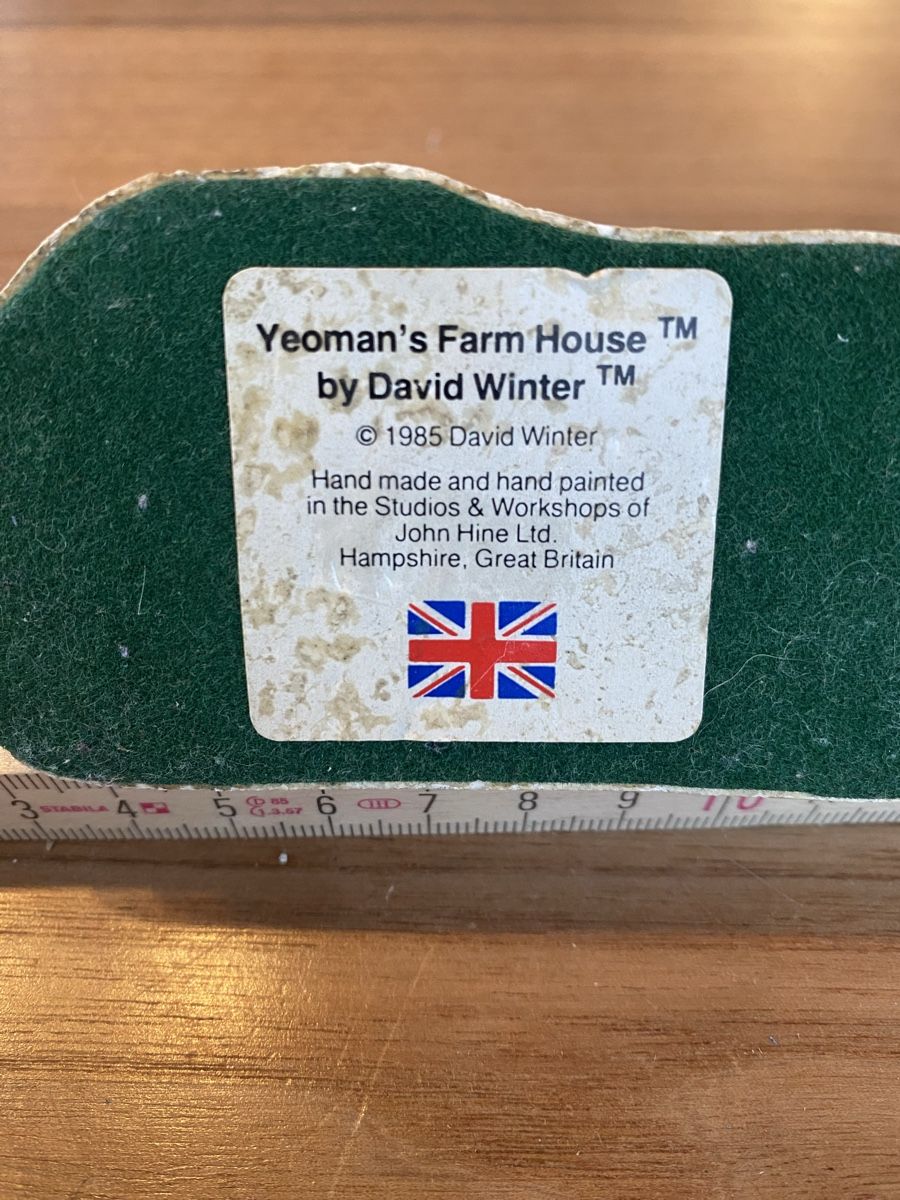 Tutte le decorazioni: Yeomans Farm House by David Winter – Usato da zürich venduto da skychef 4