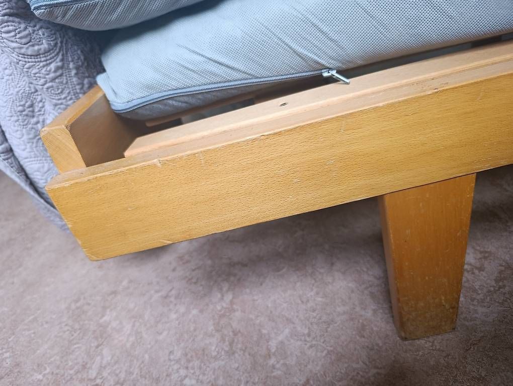 Letti: Bett mit century modern, Schweizer Buche, Original – Usato da Zürich venduto da ABraun1980 2