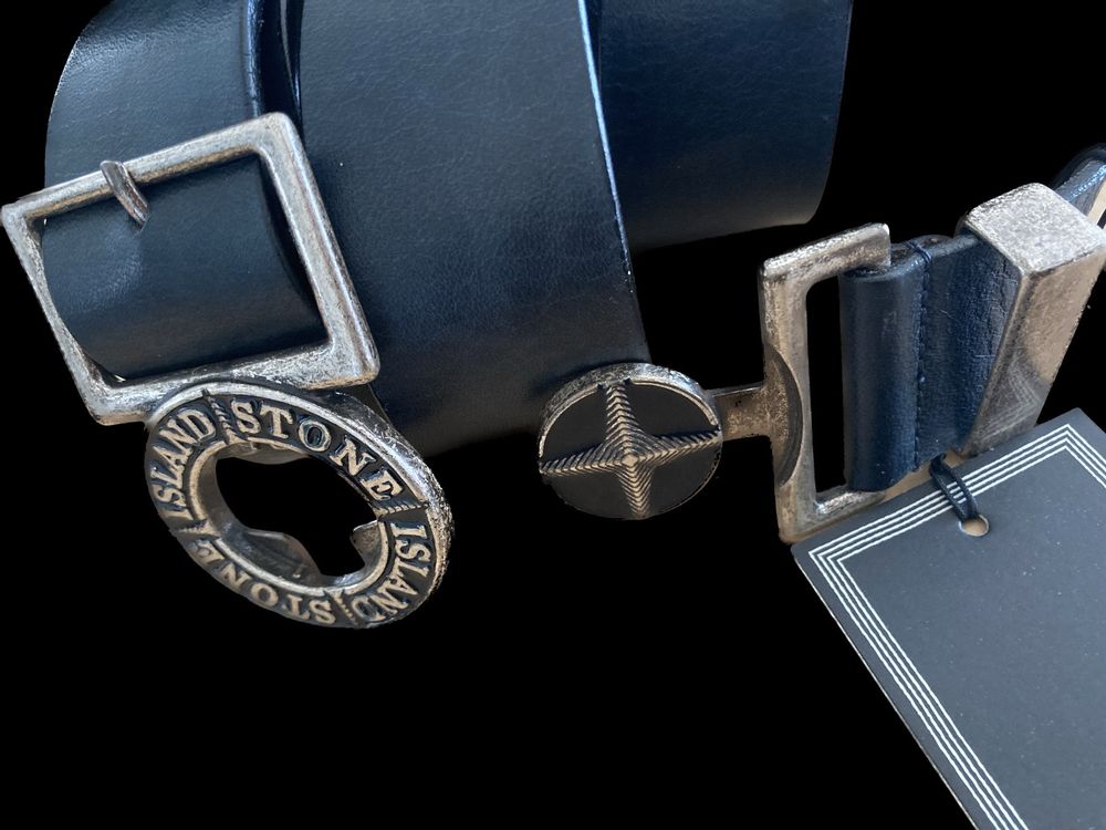 Gotico Eyelet Punk Borchiato 100%In Vera Pelle Avvolgere Intorno - Foto 5