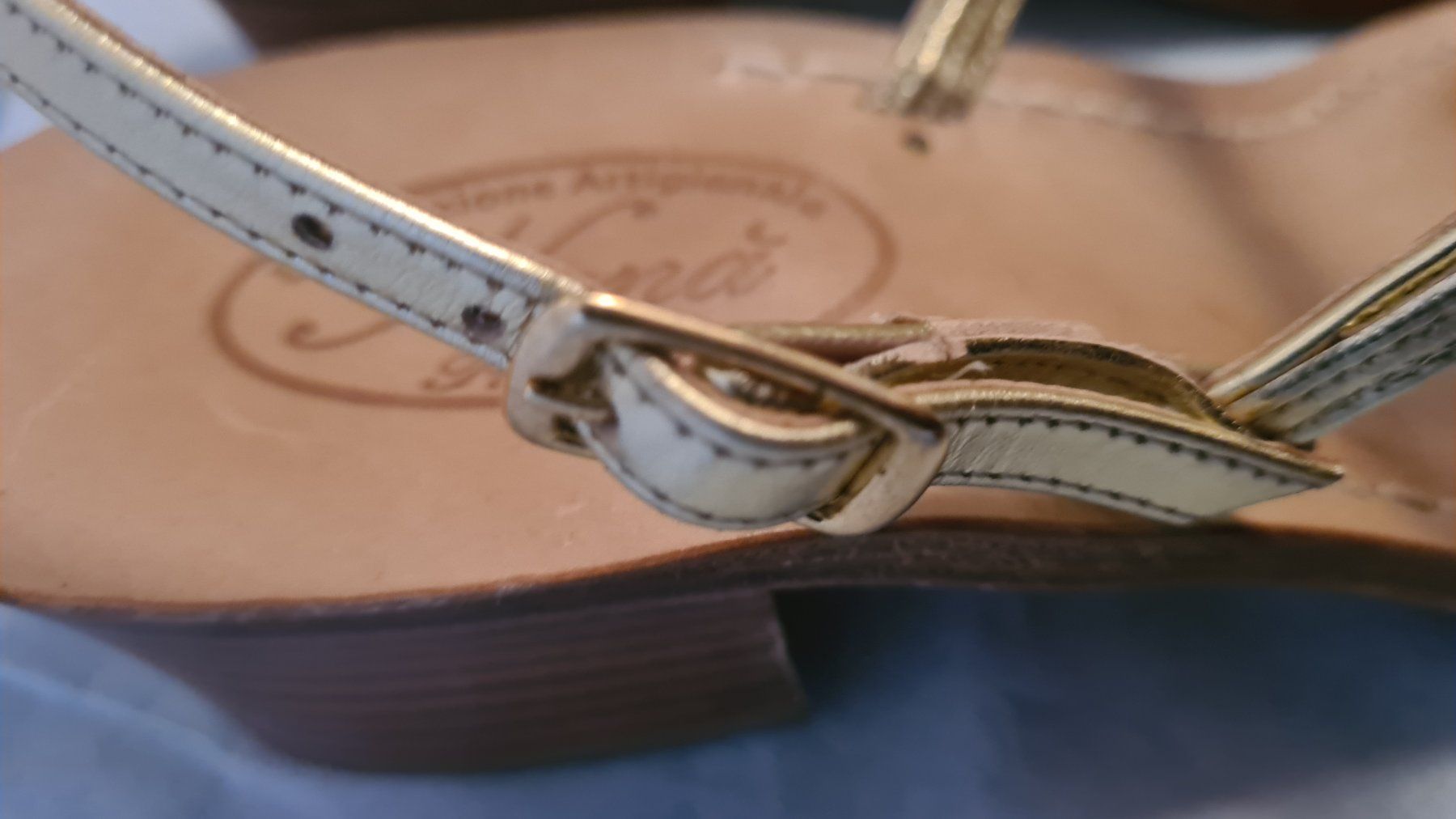 Scarpe da donna: SANDALI Positano Handarbeit  original – Usato da Minusio venduto da Ninfa54 3