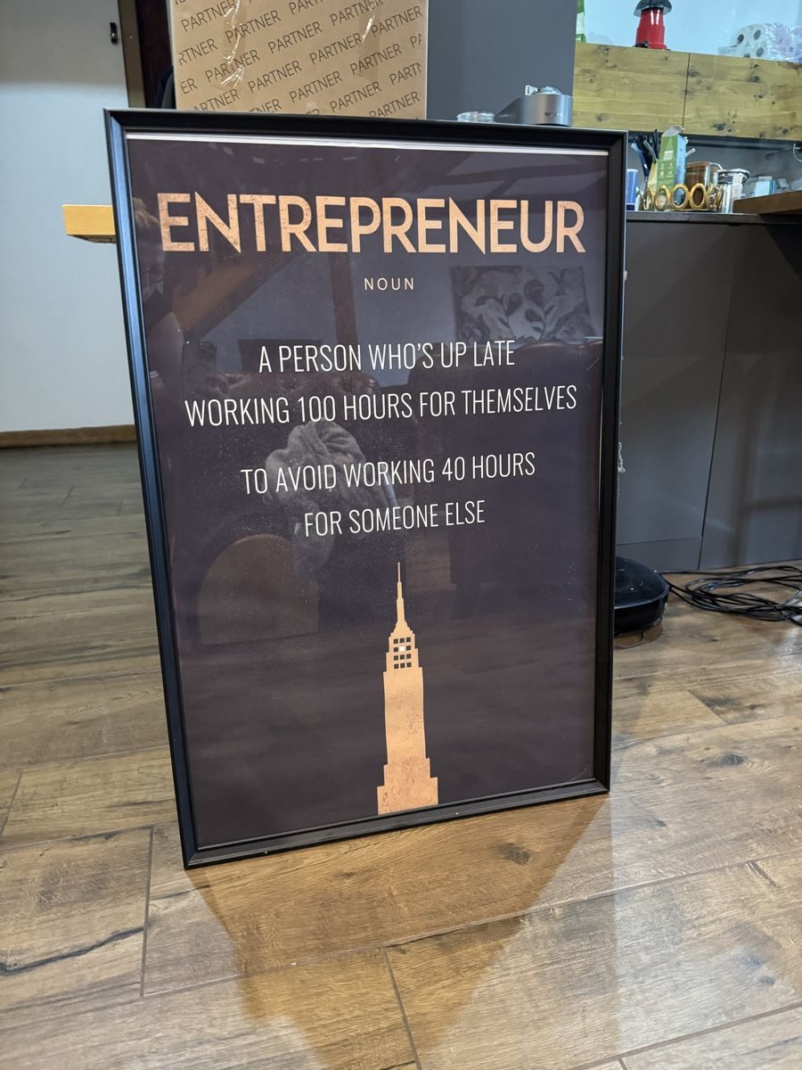 Foto & Immagini: Entrepreneur Definition Framed Print - Like New! – Nuovo (secondo la descrizione) da Aarburg venduto da StavFashion