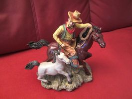 SCHÖNE KUNST COW-BOY SKULPTUR!!!!