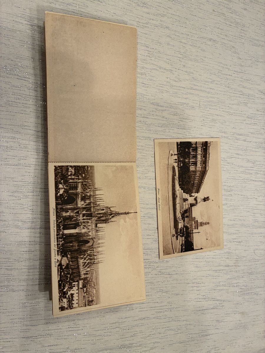 Ansichtskarten: Sehr alte Ansichtskarten Mailand, Italien, Vintage Set – Gebraucht aus Horgen von Schalber 3