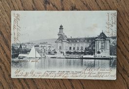 Neuchâtel Port et Hôtel des Postes 1907