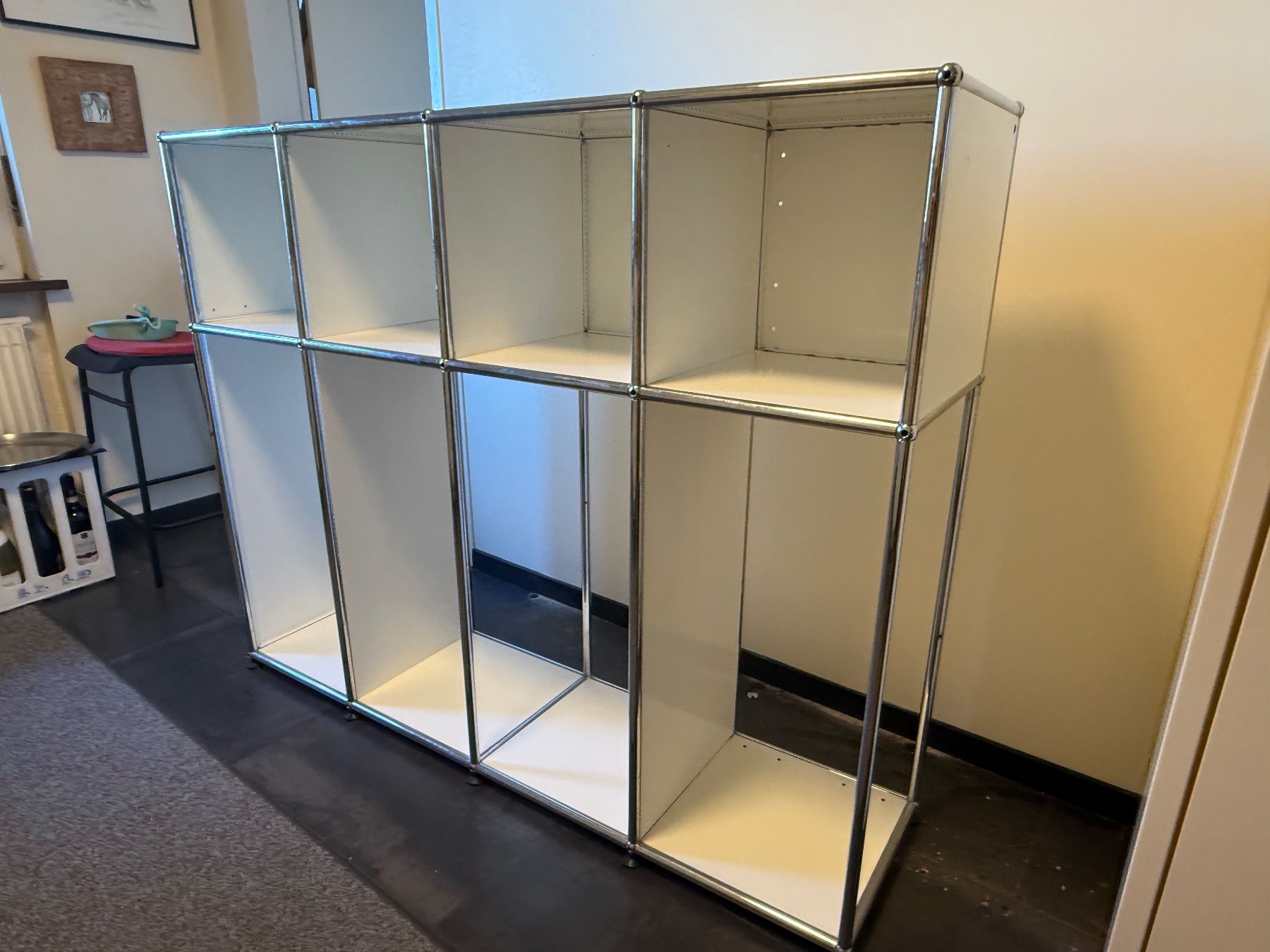 USM Scaffali: USM Haller Regal weiss – Usato da Binningen venduto da Norma2 1