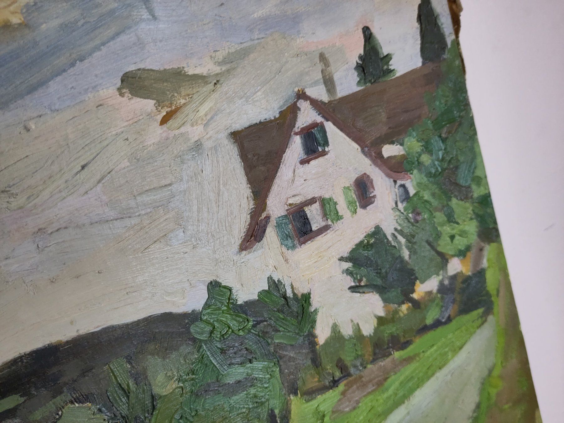 Dipinti: Anni FREY Landschaft mit Haus Ölbild – Usato da Zug venduto da RepTCG 6