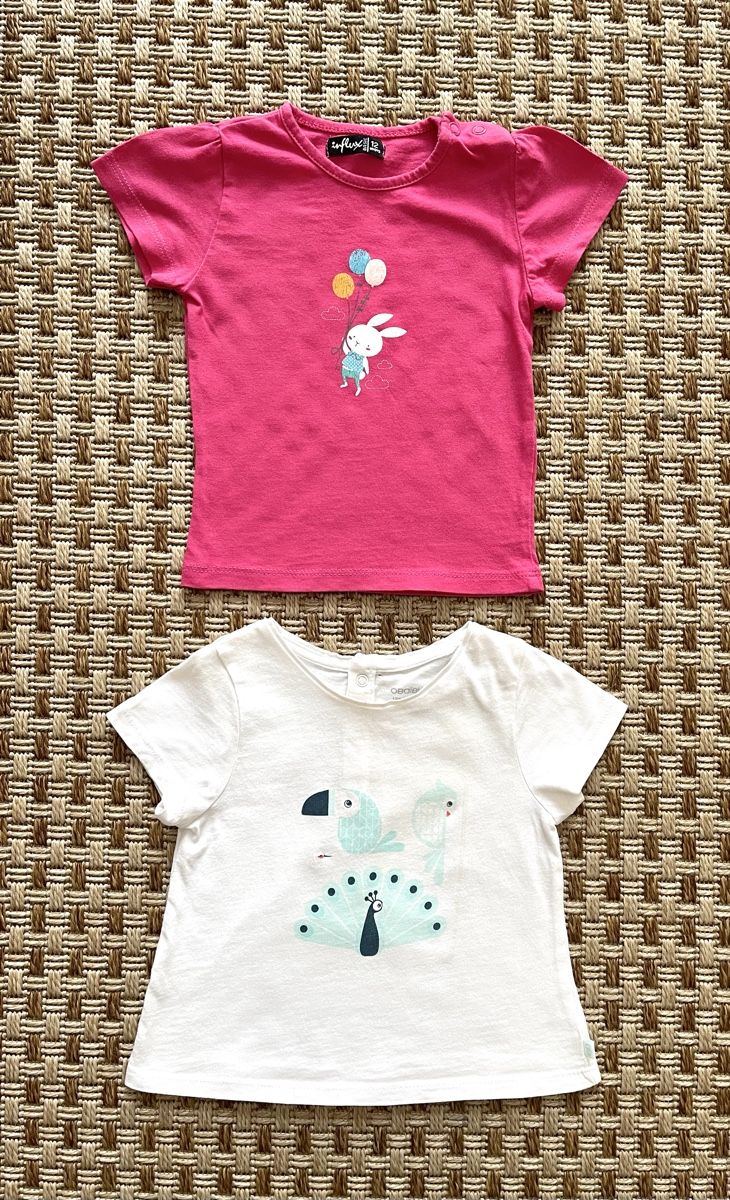 Hemden, Tops & T-Shirts: 2 T-shirts Taille 74 – Neu (gemäss Beschreibung) aus Sion von FashionStore3