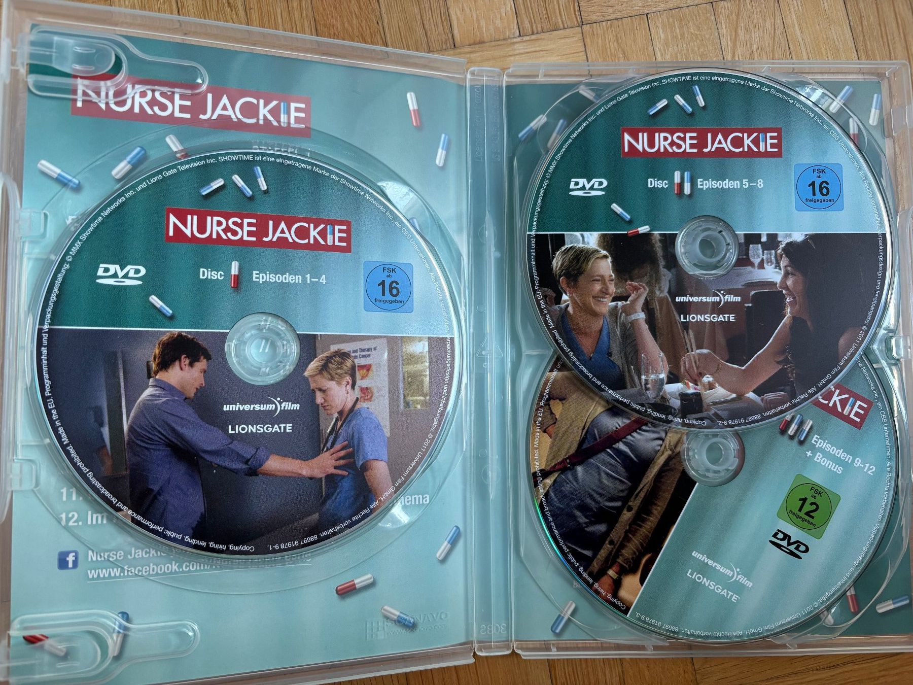 Tutti i DVDs: Nurse Jackie - Staffel 1 - DVD – Usato da Zürich venduto da Malcom 1