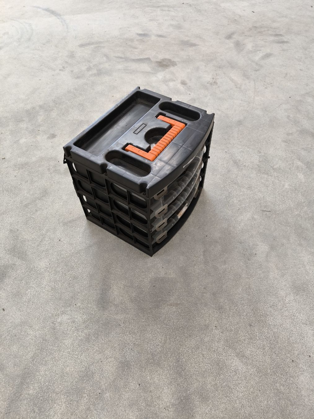 Casse di trasporto: Stapelbare Kleinteilemagazin Schubladen Kasten Sortimentbox – Usato da Geiss venduto da Fiatagri_power 1