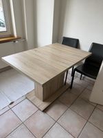 Esstisch ausziehbar Holzoptik hell guter Zustand