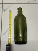 Alte Giftflasche grün 50 cl Totenkopf Motiv guter Zustand