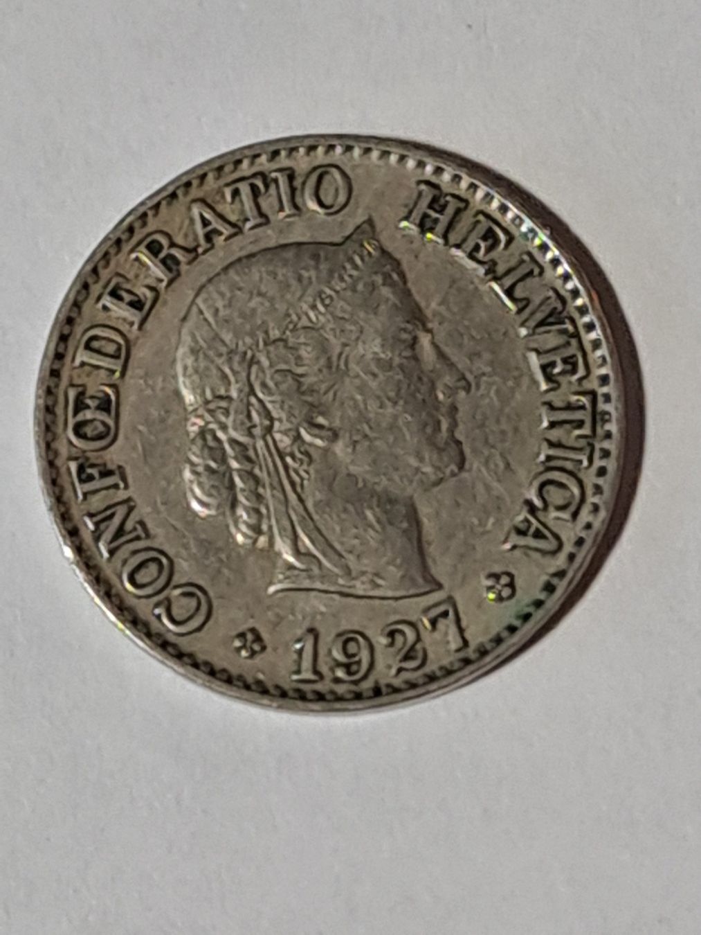 Alle Münzen: 10 Rappen 1927, 4 Stück – Gebraucht aus Bitsch von jajo79076 2