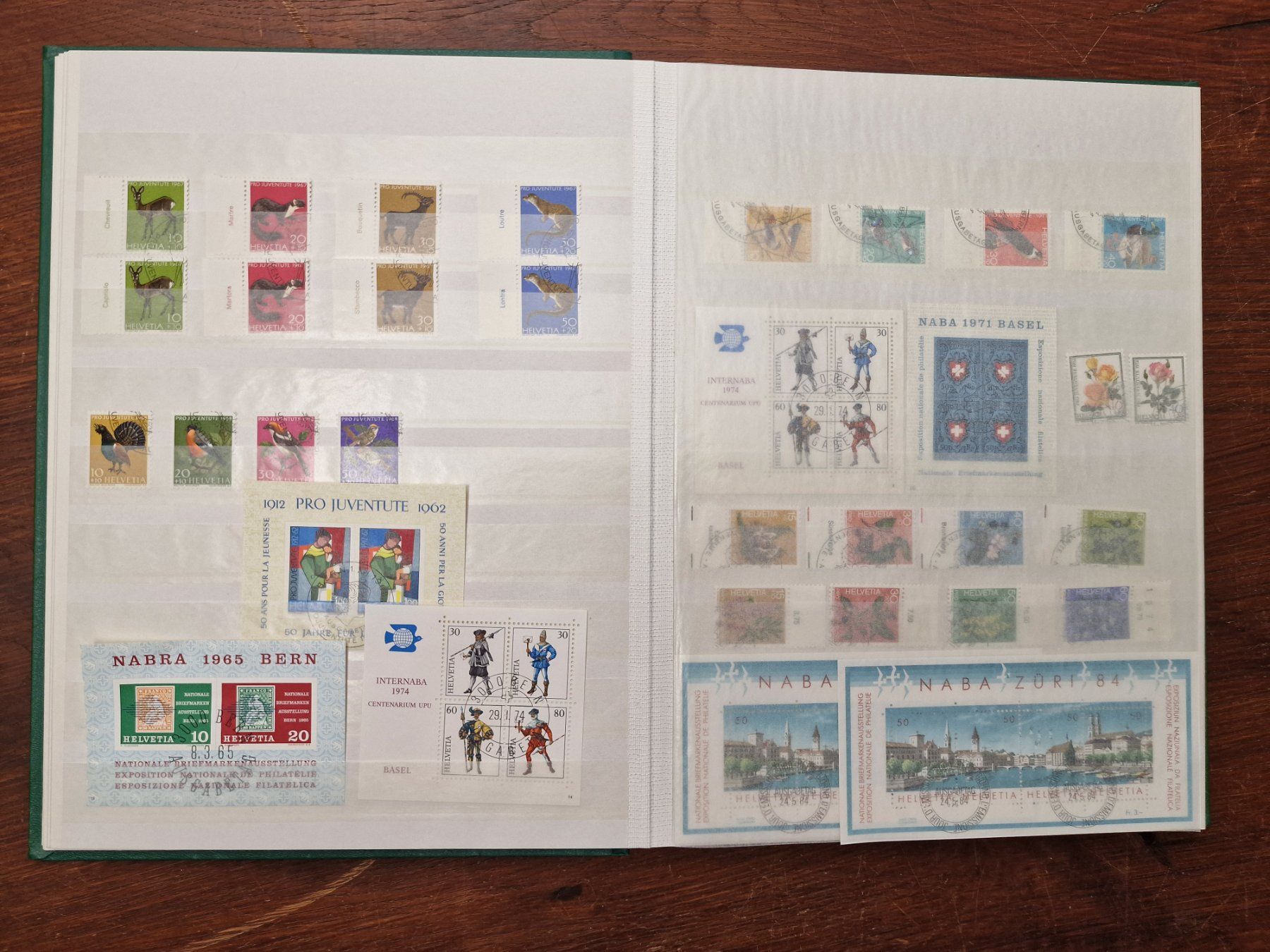 Tutti i francobolli: PRO JUVENTUTE 1912-1983 gestempelt - deuts. Vorläufer – Usato da Aesch LU venduto da briefmarken.uray 7
