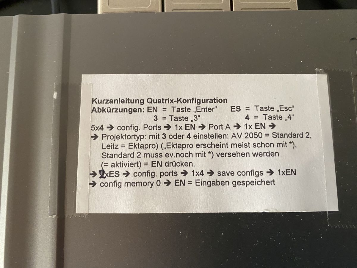Laufwerke & Adapter: QUATRIX Konfigurationseinheit Bössgen TA-4000 – Gebraucht aus Muri b. Bern von Chrigubern 1