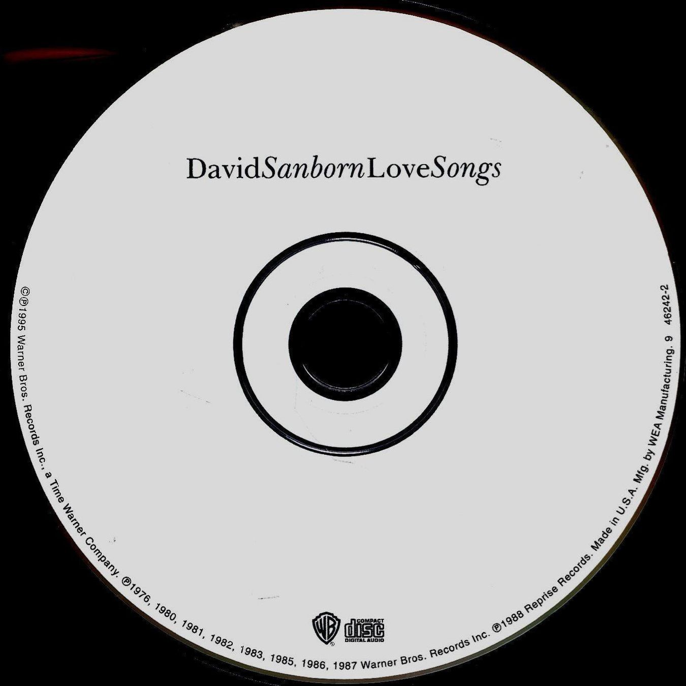 CD: David Sanborn LOVE SONGS Marcus MillerCD – Usato da Kandergrund venduto da Sososo 5