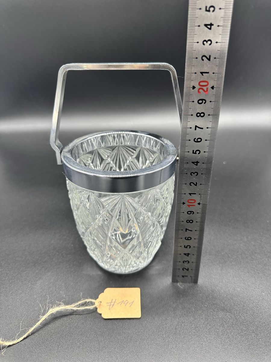 Altro: Vintage Ice Bucket, Silver Trim – Usato da Villmergen venduto da JacRon 1
