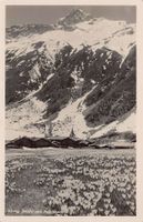 Sertig Dörfli mit Aelplihorn, gelaufen 1931