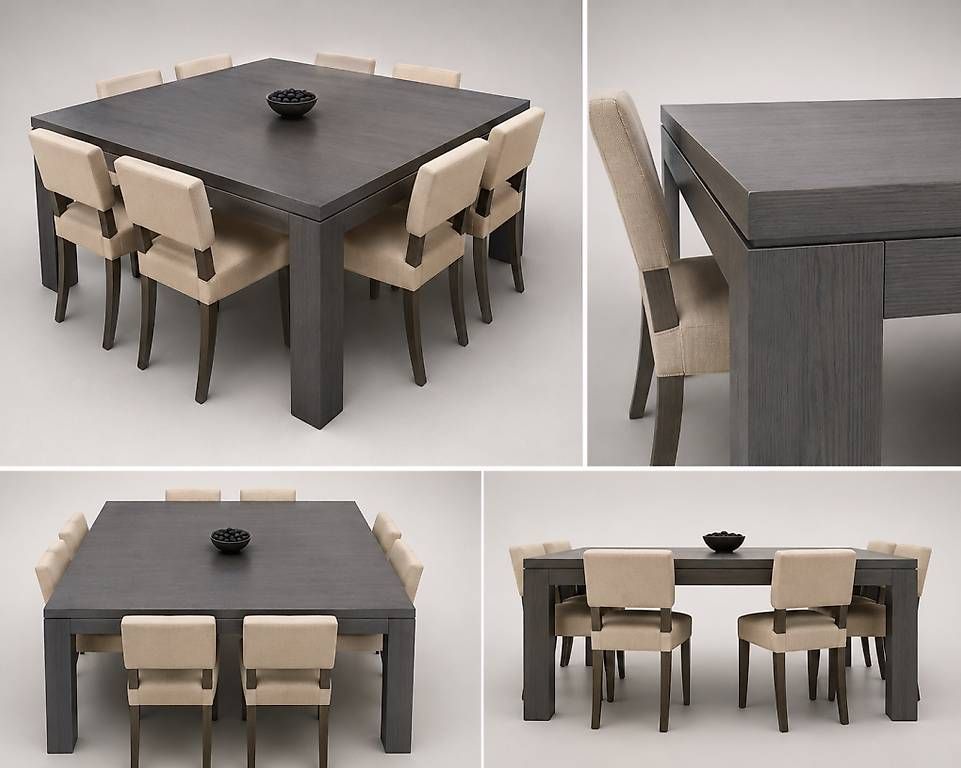 Set di tavolo e panche: Salle à manger design italien | table + 8 chaises – Usato da Doppleschwand venduto da bru_xl8z