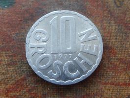 AUTRICHE  10  Groschen  1977