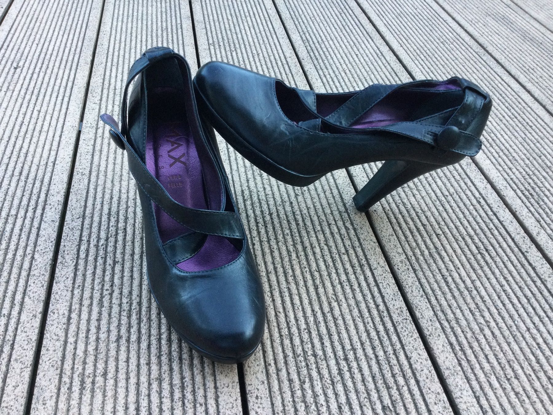 Max Mara Scarpe da donna: Chaussures noires CUIR, taille 40, NEUF – Nuovo e nell'imballaggio originale da Agiez venduto da chouchanelle 3