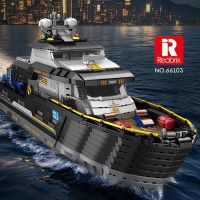 REOBRIX-66103-Grosse modulare Luxus-Yacht- Klemmbausteinset