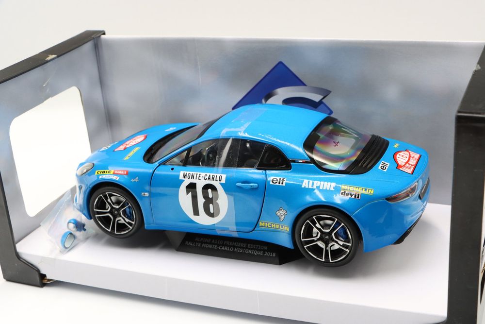 Solid Alpine A110 #20 Delecour Guigonnet Rally Du Var 2021 1/18 S1801623