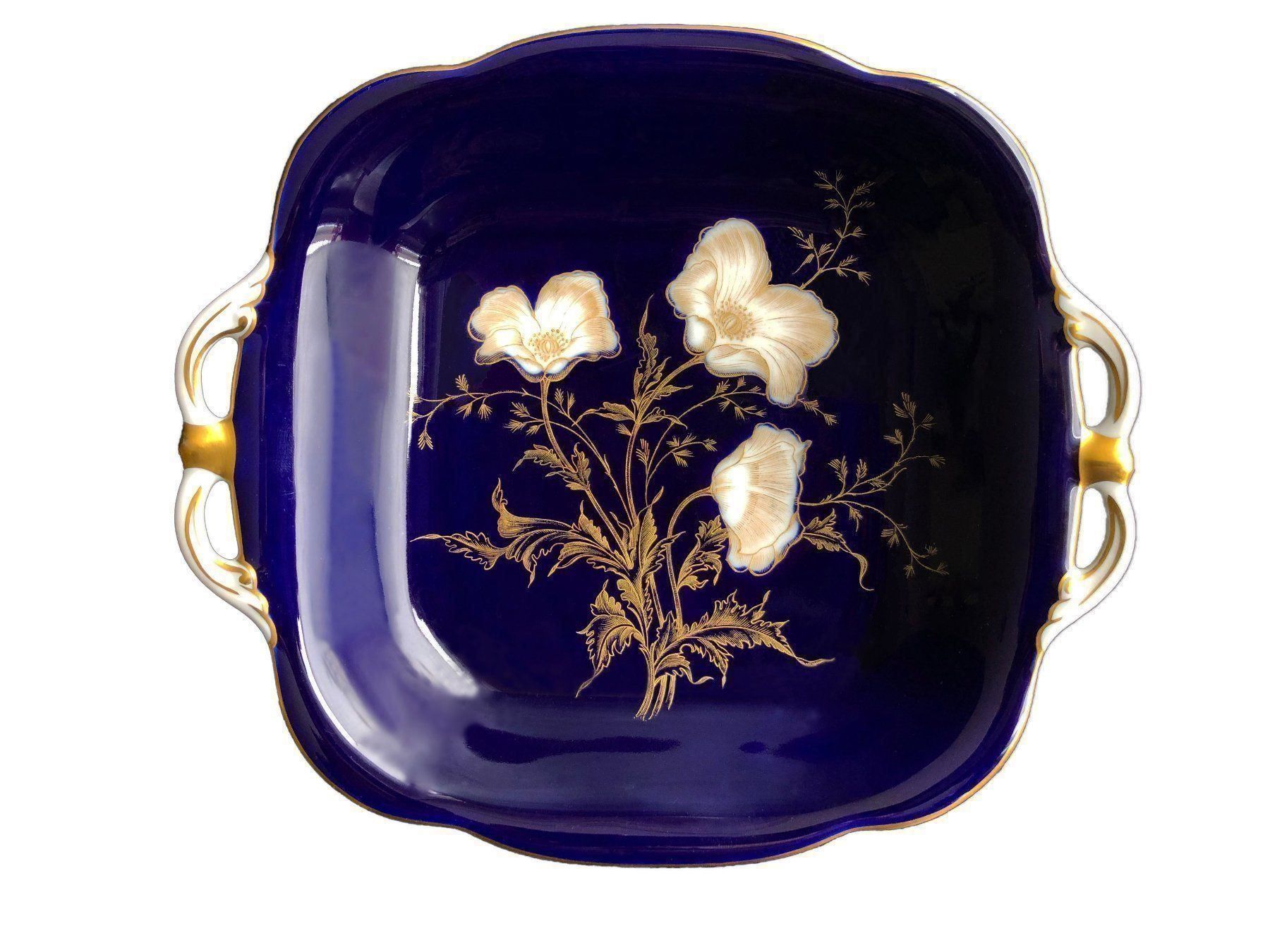 Hutschenreuther Piatti: HUTSCHENREUTHER KOBALT*PRUNKSCHALE – Usato da Dübendorf venduto da Orchid18