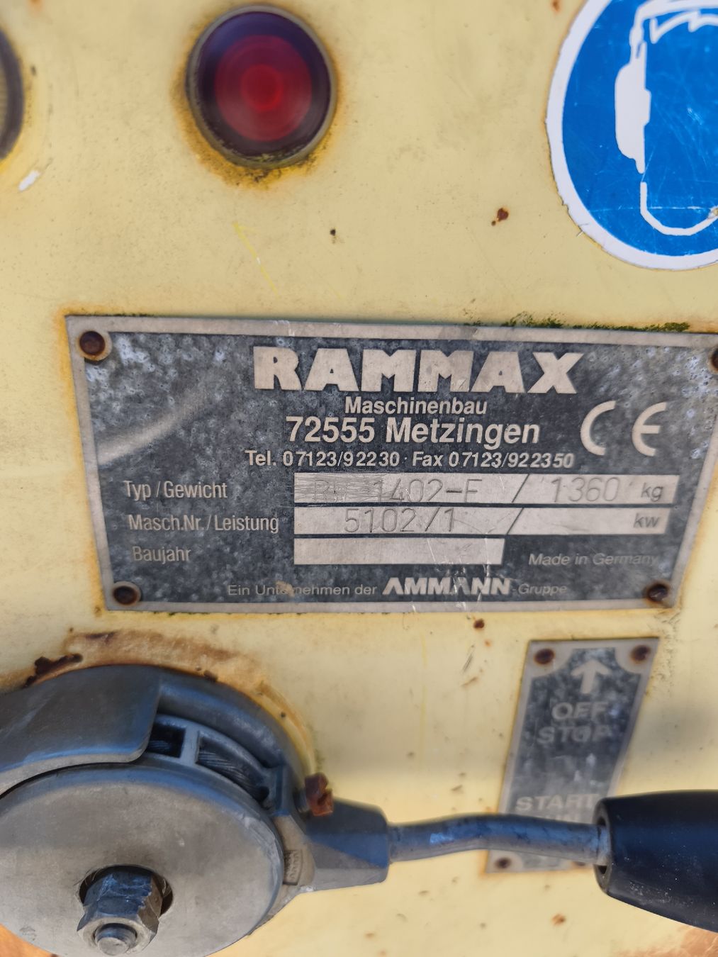Rammax Tutte le macchine: Rammax RW1402E – Usato da Rohrbachgraben venduto da Many88 6