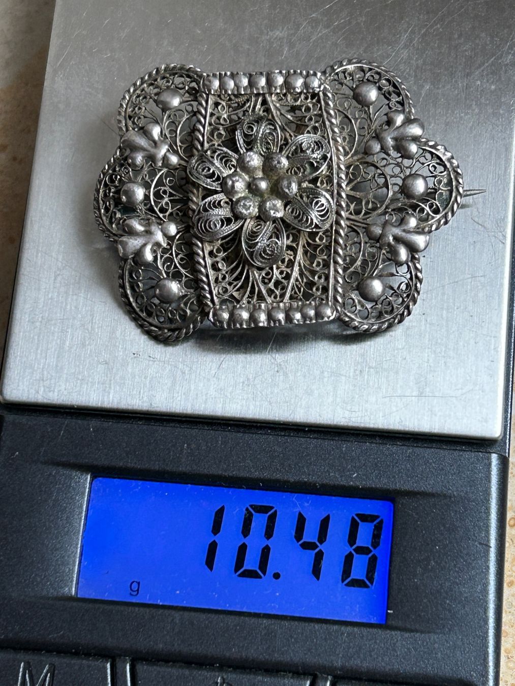 Spille & Fermagli: Antike Brosche - Trachtenschmuck BLUMENBROSCHE – Usato da Dittingen venduto da Bijoubelle 7