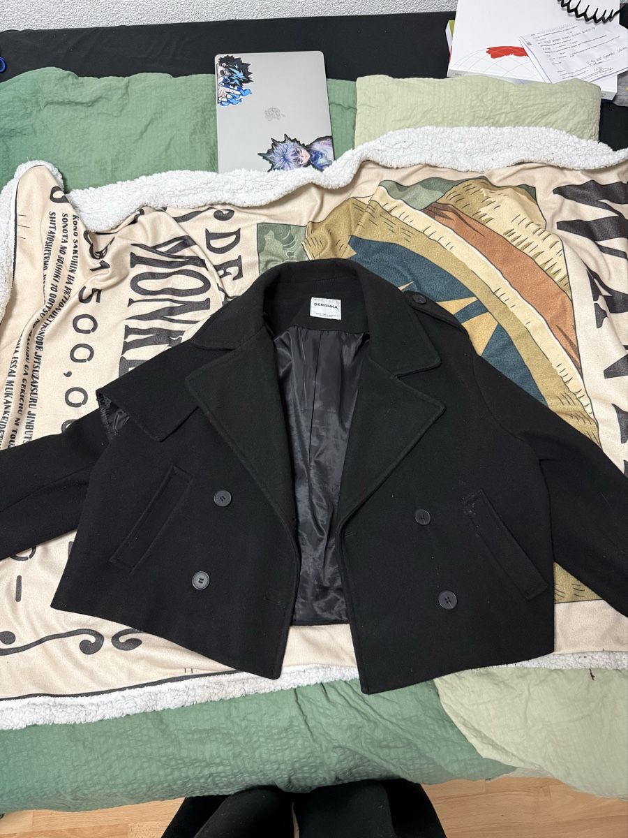 Bershka Mäntel: Black Coat Bershka Size L new condition – Neu (gemäss Beschreibung) aus Siggenthal Station von tha_2yxs