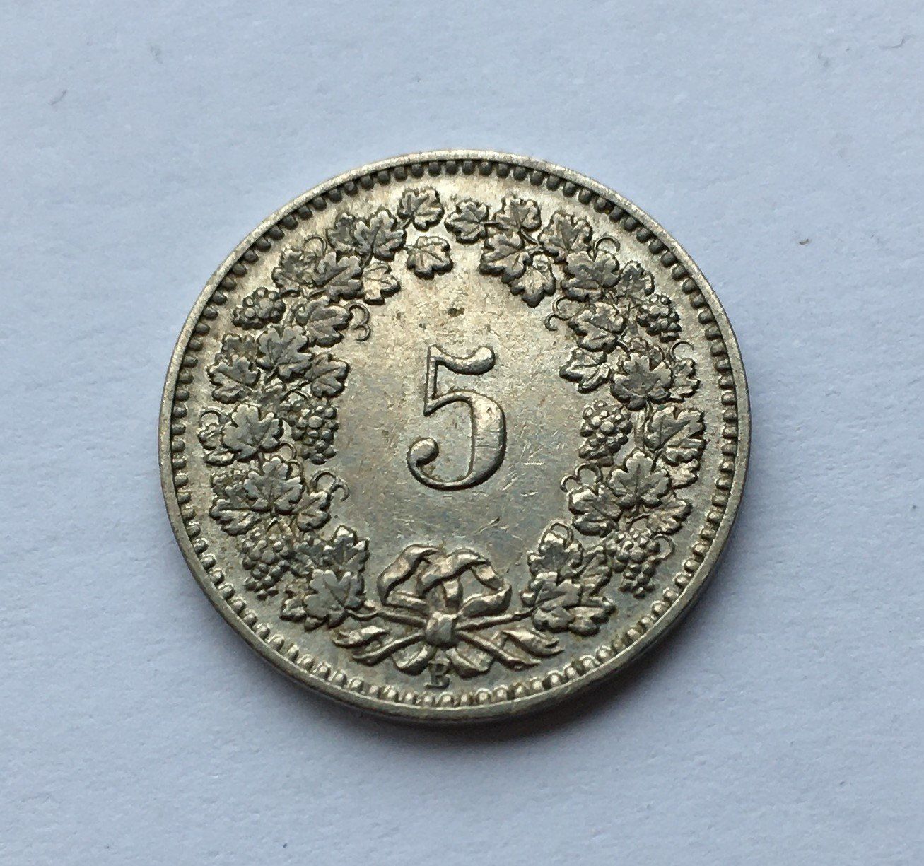 Tutti le monete: 1906 5 Rappen vz+ – Usato da Kirchberg SG venduto da Z-Collection 1