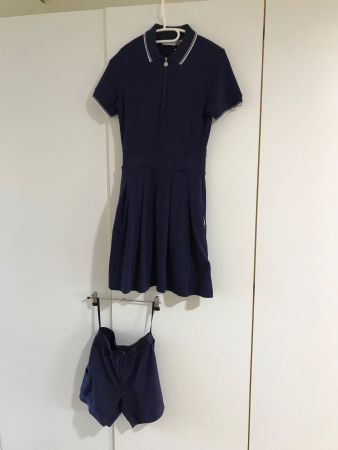Golf, Tennis Sportkleid mit UPF 50+, Gr XS, Königsblau