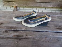 Echt Leder Pumps Keilabsatz von LOGAN Gr. 36 - 230538