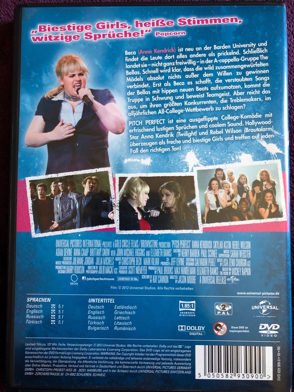 Tutti i DVDs: PITCH PERFECT – Usato da Giffers venduto da Ananas97 1