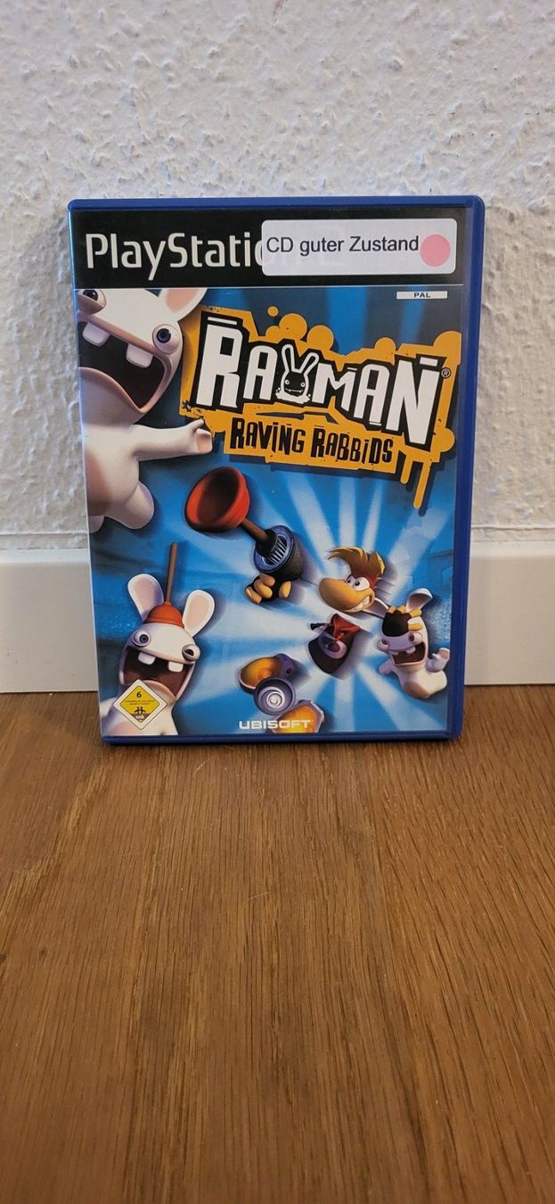 Sony Giochi: PS 2 - Rayman Raving Rabbids – Usato da Münsingen venduto da DigitaleSpielecke