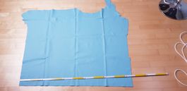 Leder hellblau (echtes Nappa Rindsleder)