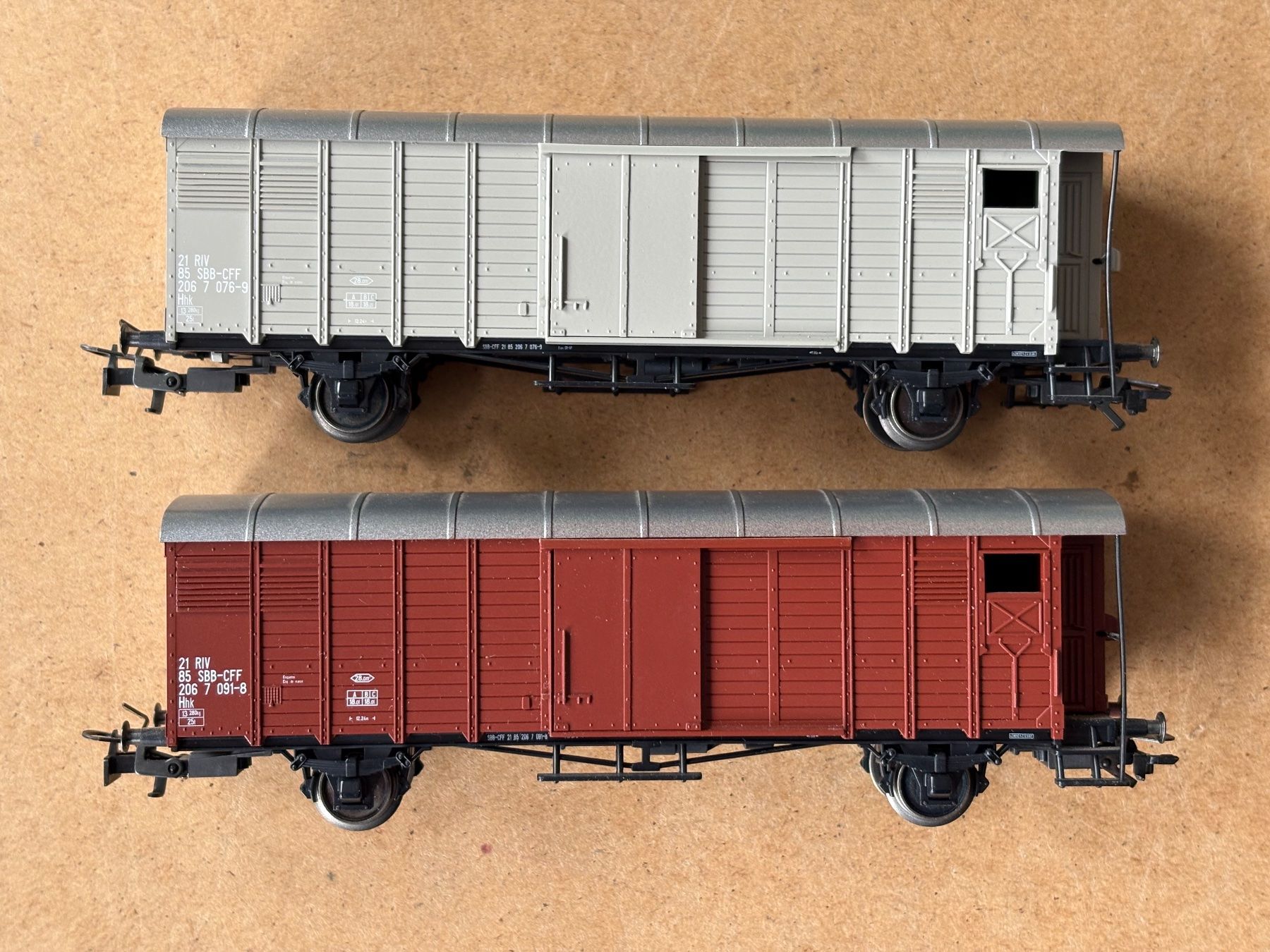Märklin Modelleisenbahnen: 2x Marklin Güterwagen Hhk SBB – Neu (gemäss Beschreibung) aus Hauterive NE von eriamch 3