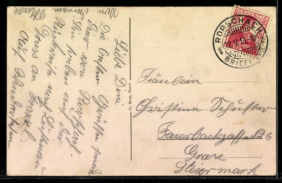 Foto & Poster: Zeppelin im Fluge über dem Bodensee, Sc – Usato da Berlin venduto da bartko-reher 1