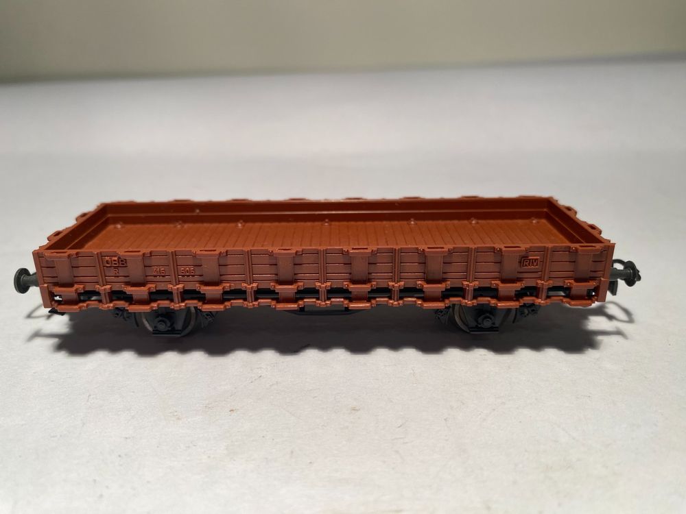 LILIPUT Niederbordwagen braun ÖBB, DC Achsen 1