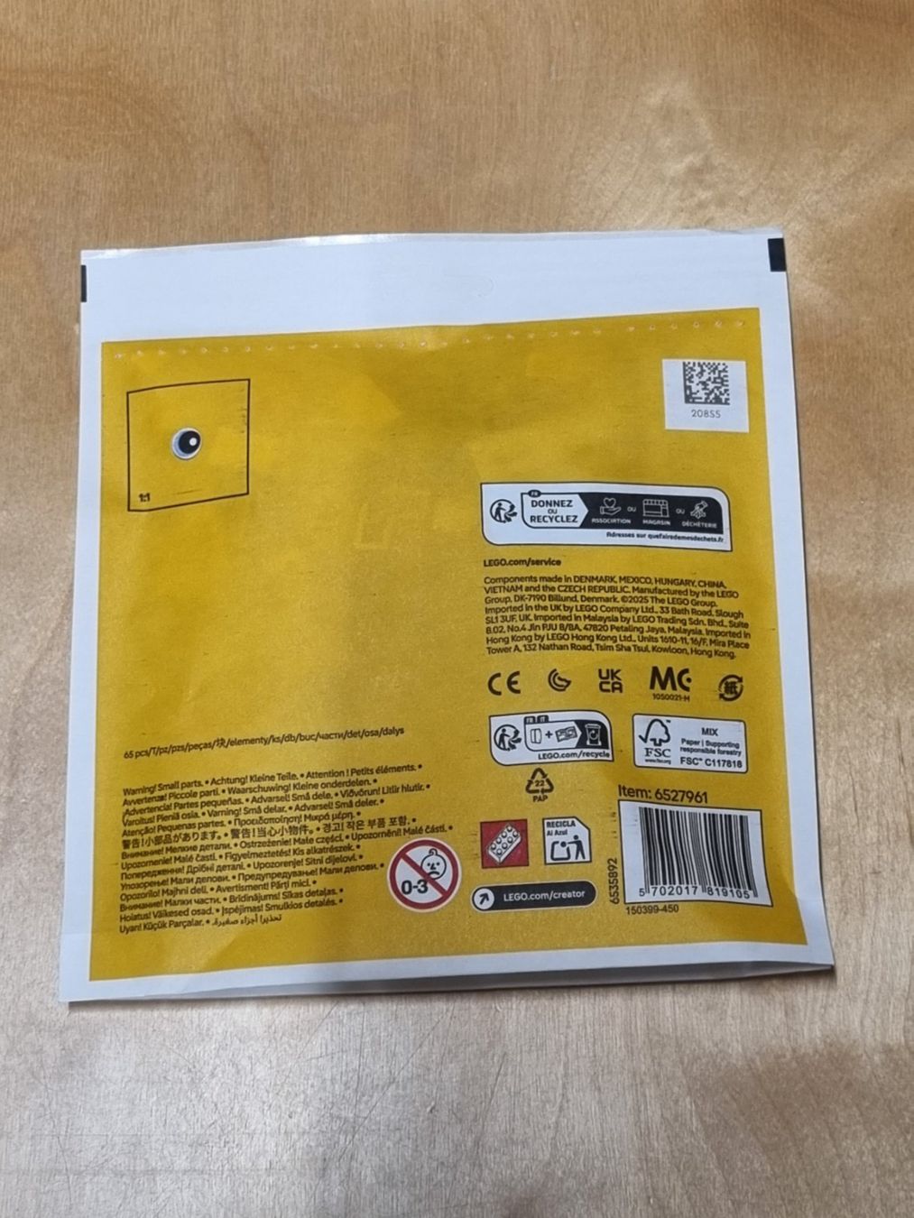 Lego Kit di costruzioni: Lego Creator 30690 Easter Egg Chick Painting Fun paper bag – Nuovo e nell'imballaggio originale da Basadingen venduto da NekoBricks 1