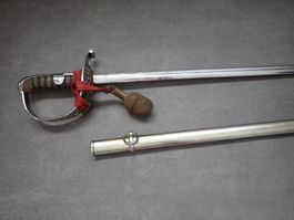 Sabre officier suisse. Lame gravée.