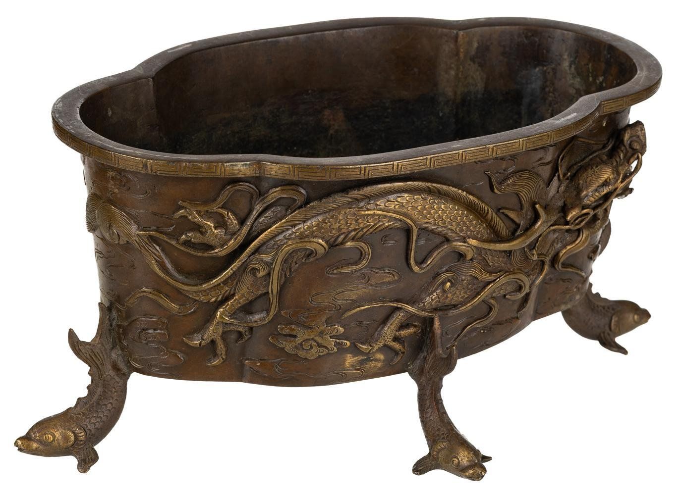 Sculture & Statue: Japan 1900' Important Patinated Bronze Jardiniere – Usato da Apples venduto da the_7jtf