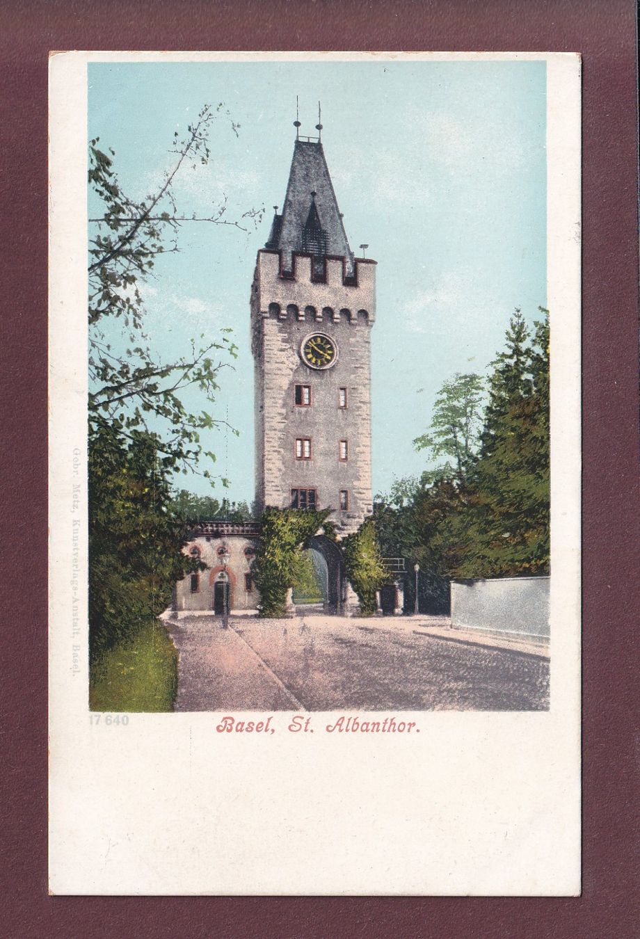 Cartoline postali: BASEL - St. Albantor – Usato da Pully venduto da nicecards