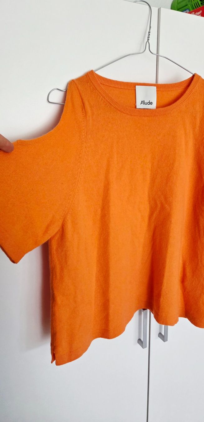 Allude Maglioni & Felpe: Allude Kaschmir Pullover Orange, Gr. S – Usato da Hellbühl venduto da Veci02 1