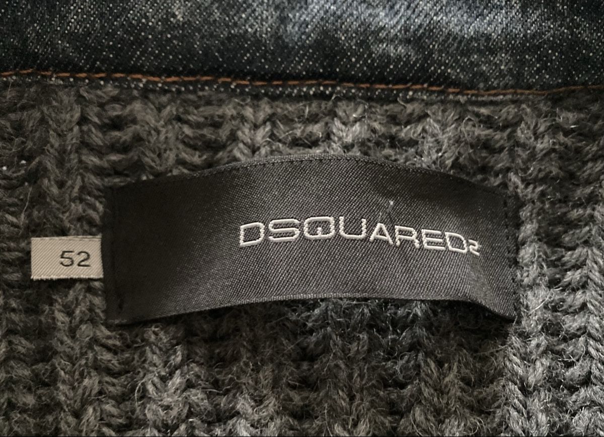 Dsquared2 Gilet & Giacche: Dsquared2 Herrenweste Denim und Strick 52 – Usato da Zürich venduto da mainau16 2