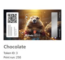 Swiss Crypto Stamp 4.0 Token ID 3 Schokolade Special Edition