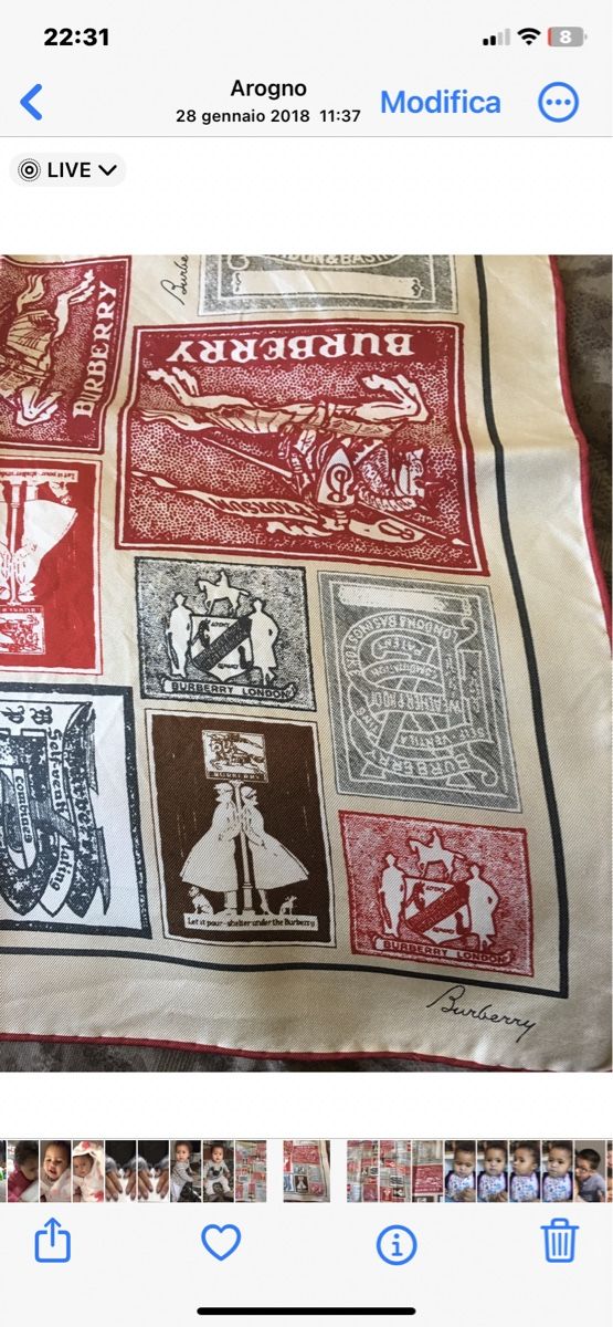 Foulard & Sciarpe: Burberry Foulard in seta – Nuovo (secondo la descrizione) da Mendrisio venduto da SGR85 3
